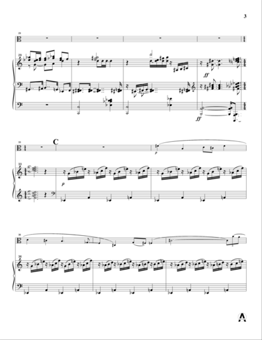 Three Grounds for Viola Viola scores gallery preview page 5