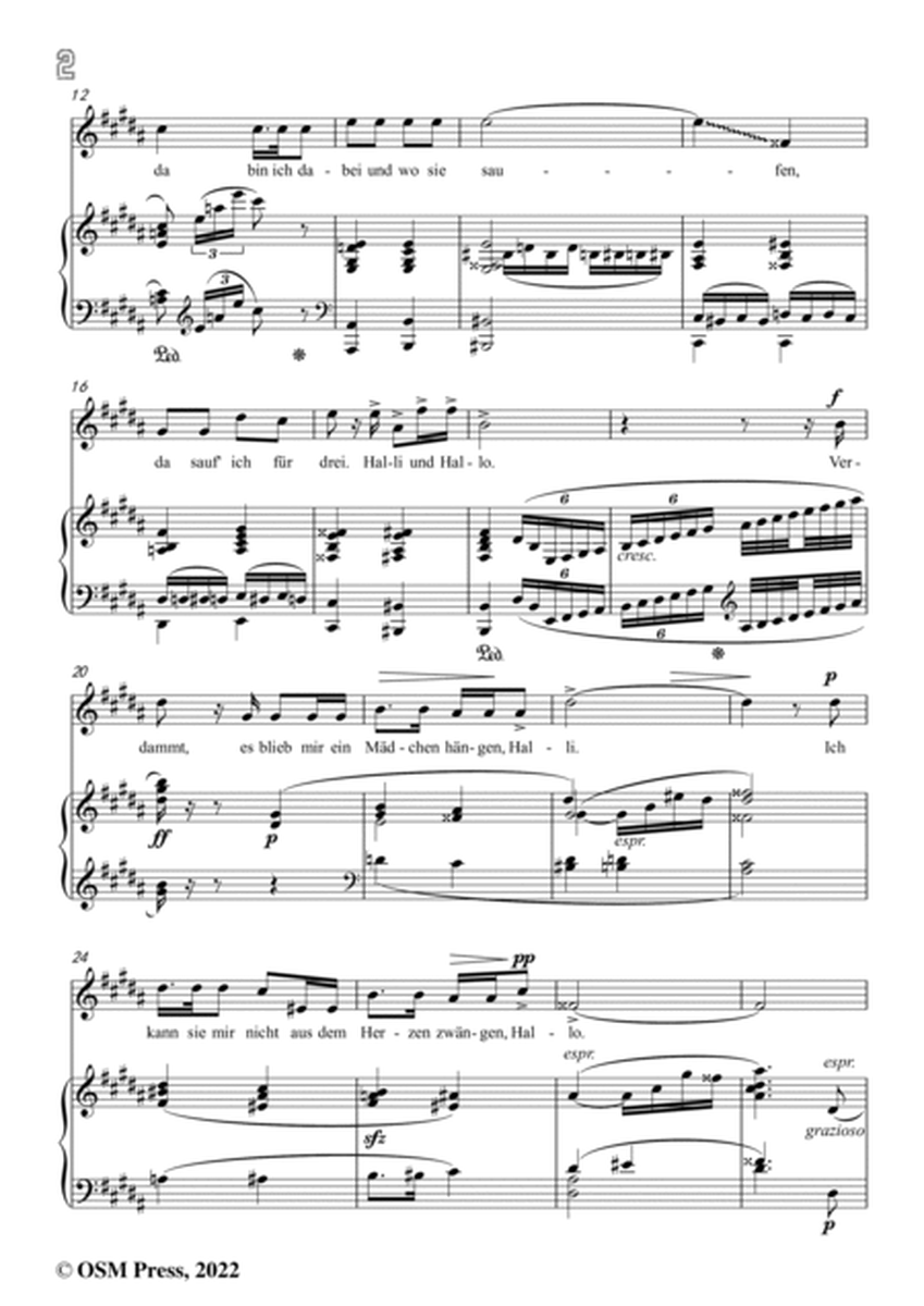 Richard Strauss-Bruder Liederlich,in B Major,Op.41 No.4 image number null