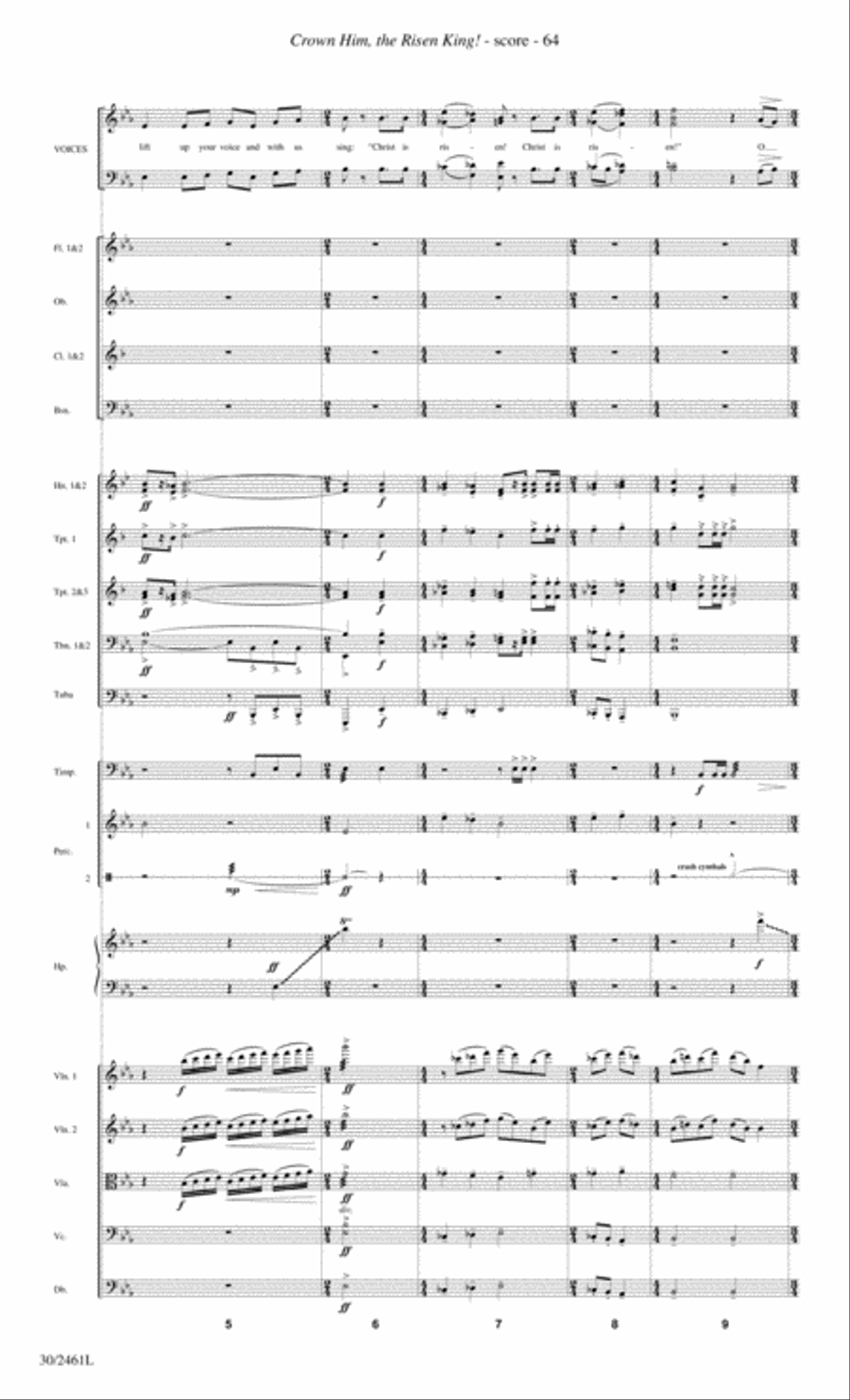 Journey to the Cross - Orchestral Score and Parts Choir scores gallery preview page 66