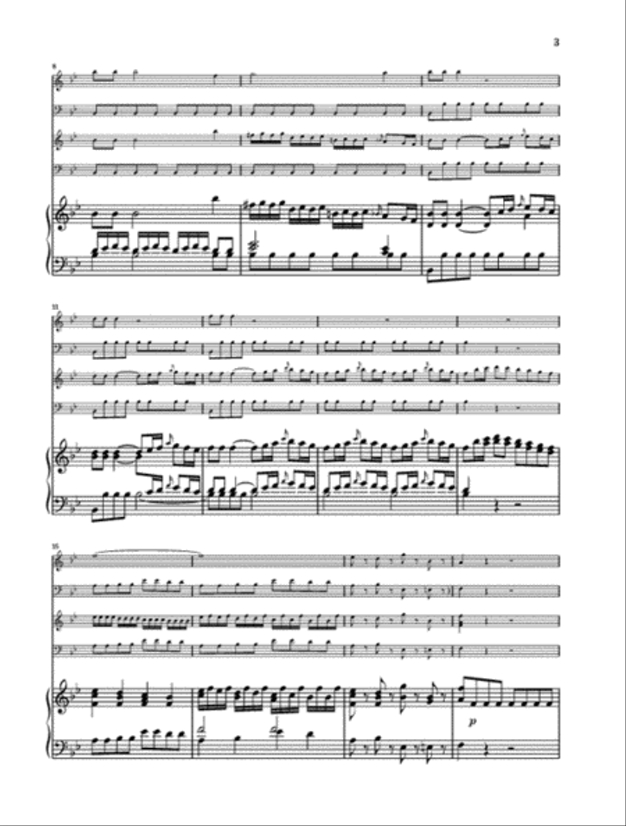 Concertante in B-flat Major Hob.I:105 Bassoon scores gallery preview page 3