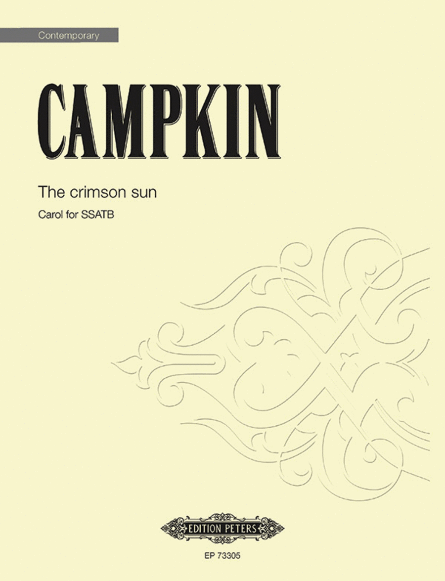 The crimson sun The crimson sun SSATB scores gallery preview page 1