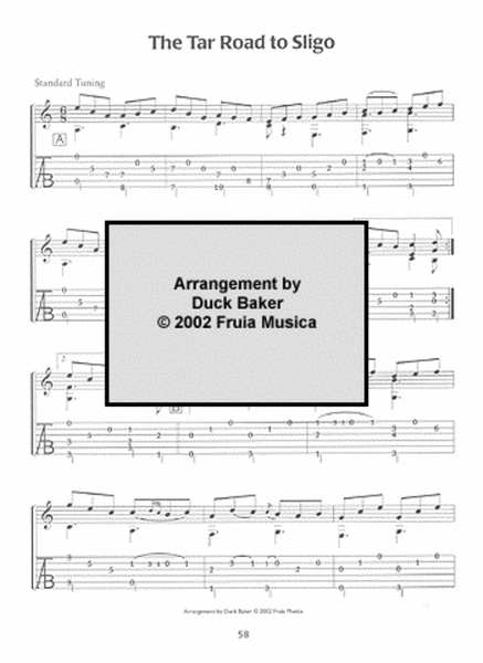 Encyclopedia of Irish and American Fiddle Tunes-for Fingerstyle Guitar image number null