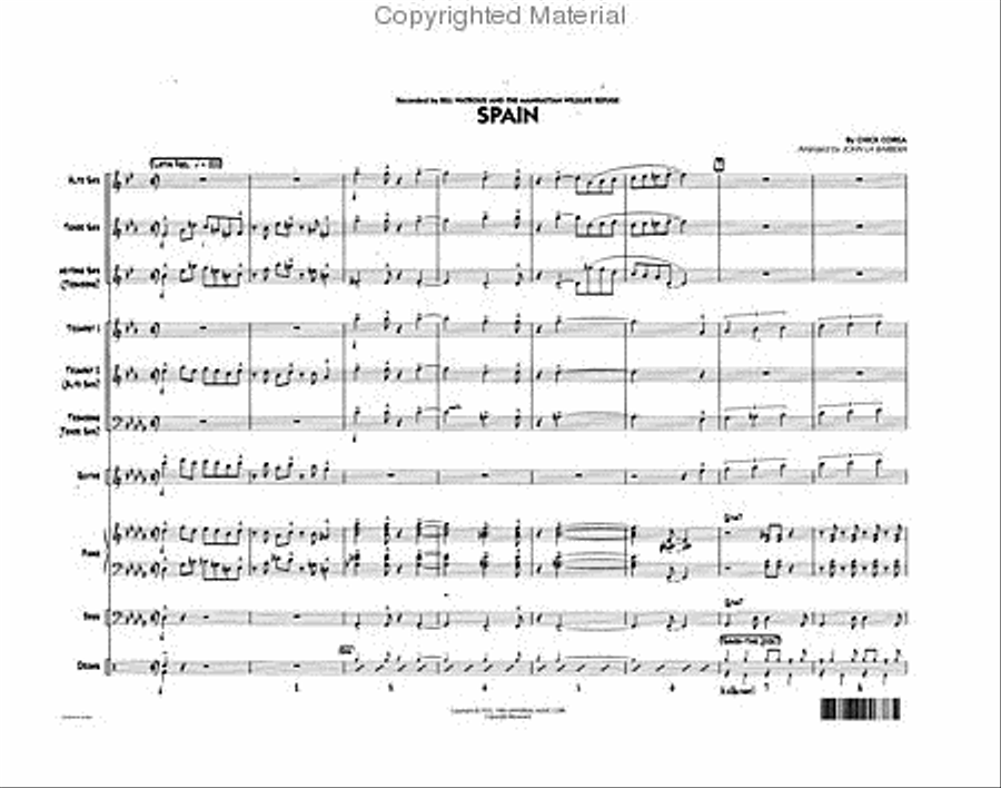 Spain Big Band scores gallery preview page 2