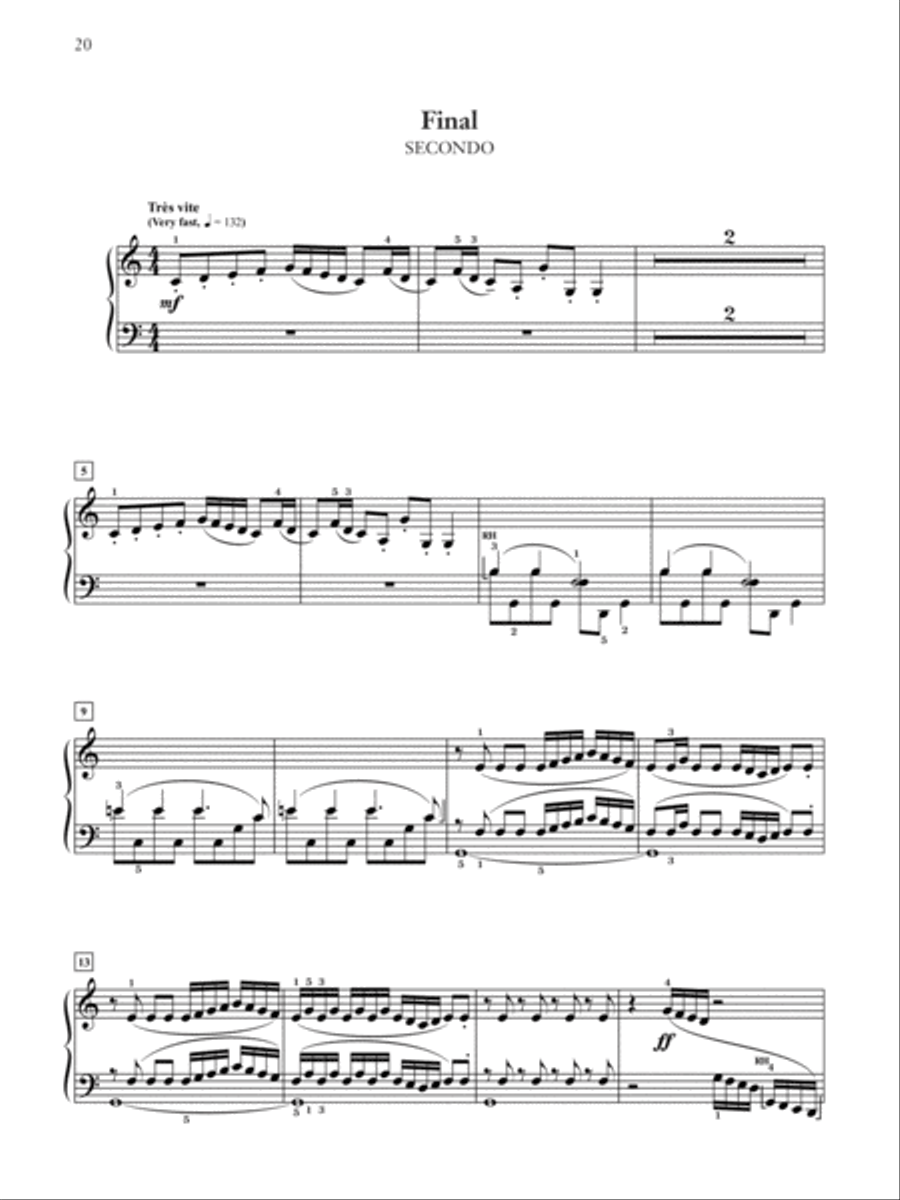 Poulenc -- Sonata Small Ensemble scores gallery preview page 13