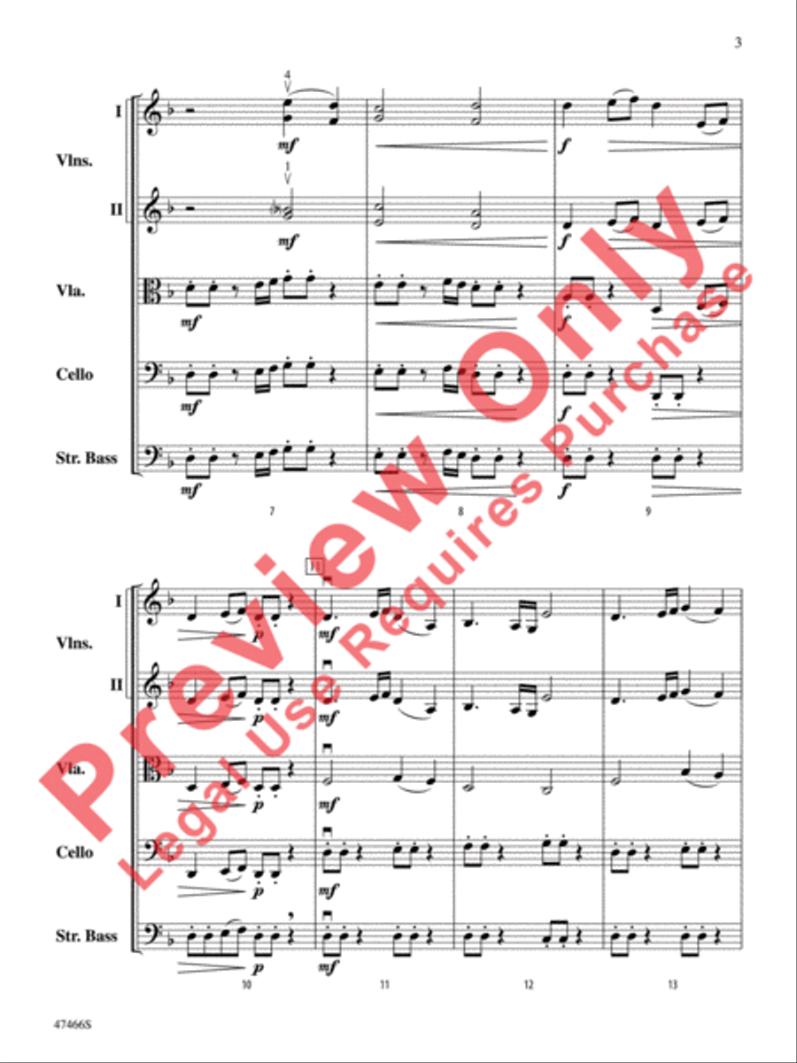Ante Meridian String Orchestra scores gallery preview page 4