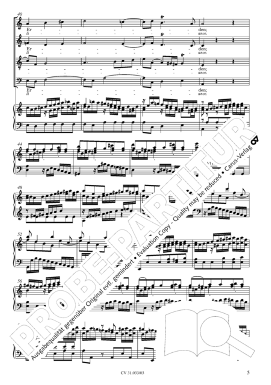 Lord Jesus Christ, in thee alone (Allein zu dir, Herr Jesu Christ) ATB scores gallery preview page 6