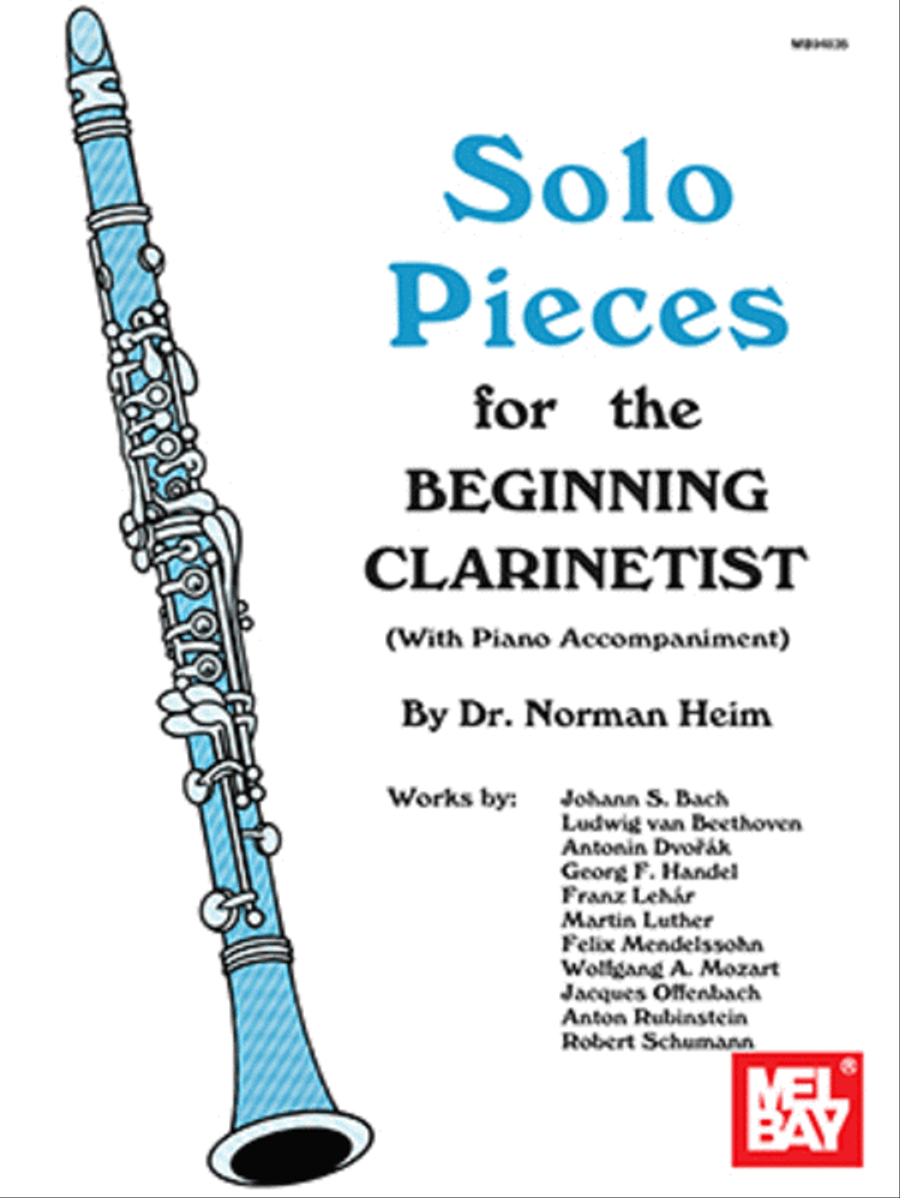 Solo Pieces for the Beginning Clarinetist Clarinet scores gallery preview page 1
