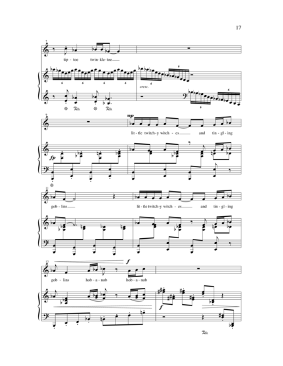 Chansons Innocentes Chansons Innocentes Women's Choir scores gallery preview page 13