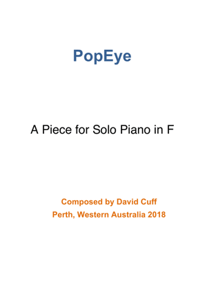 PopEye - a short but lively piece for solo piano