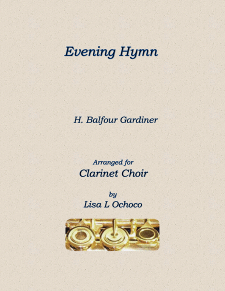 Evening Hymn for Clarinet Choir image number null