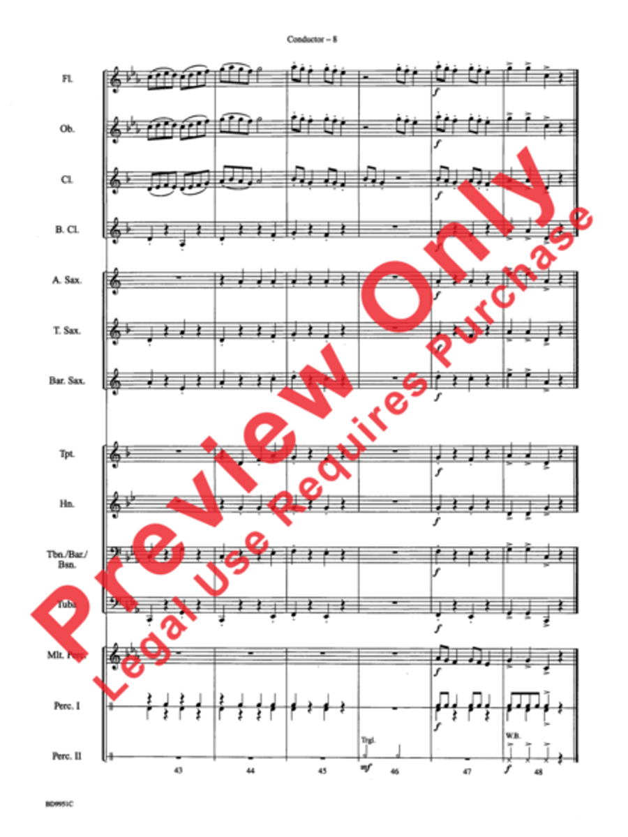 Creepy Crawlies Creepy Crawlies Concert Band scores gallery preview page 10