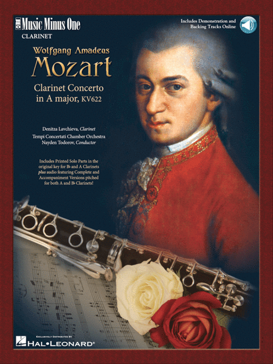 Mozart - Clarinet Concerto in A Major, K. 622 Clarinet Solo scores gallery preview page 1