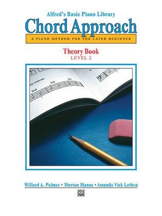 Book cover for Alfred's Basic Piano Chord Approach Theory, Book 2