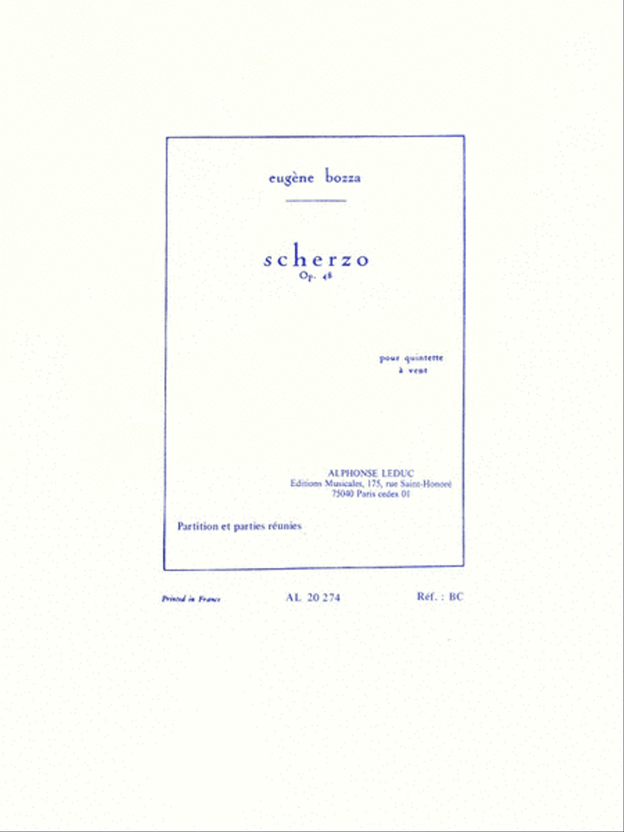 Scherzo, Op. 48 Woodwind Quintet scores gallery preview page 1