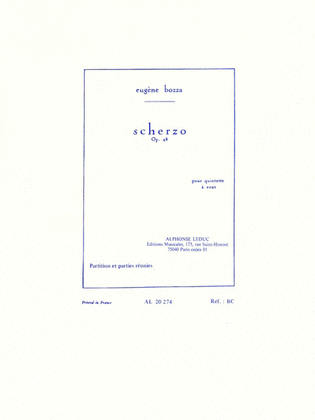 Book cover for Scherzo, Op. 48