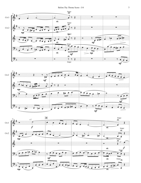 JS BACH: Before Thy Throne, Chorale Prelude, arranged for Brass Quintet image number null