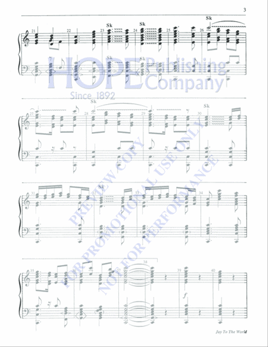 Joy to the World Joy to the World 5-Octaves scores gallery preview page 3