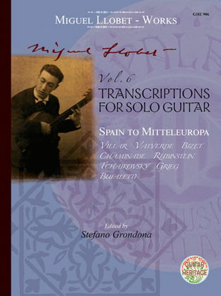 Book cover for Transcriptions for Solo Guitar Vol. 6