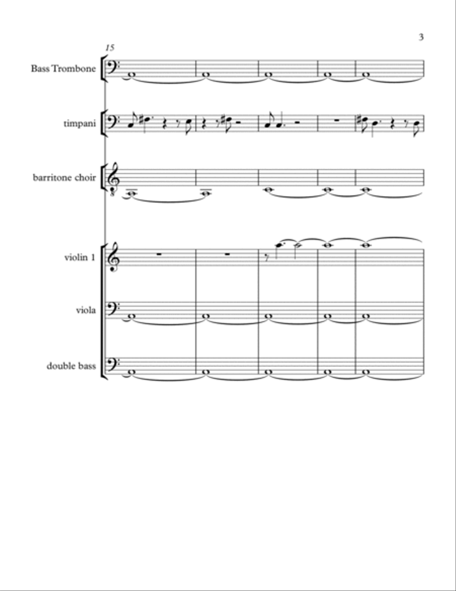Forged In The Abyss - Score Only Full Orchestra scores gallery preview page 3