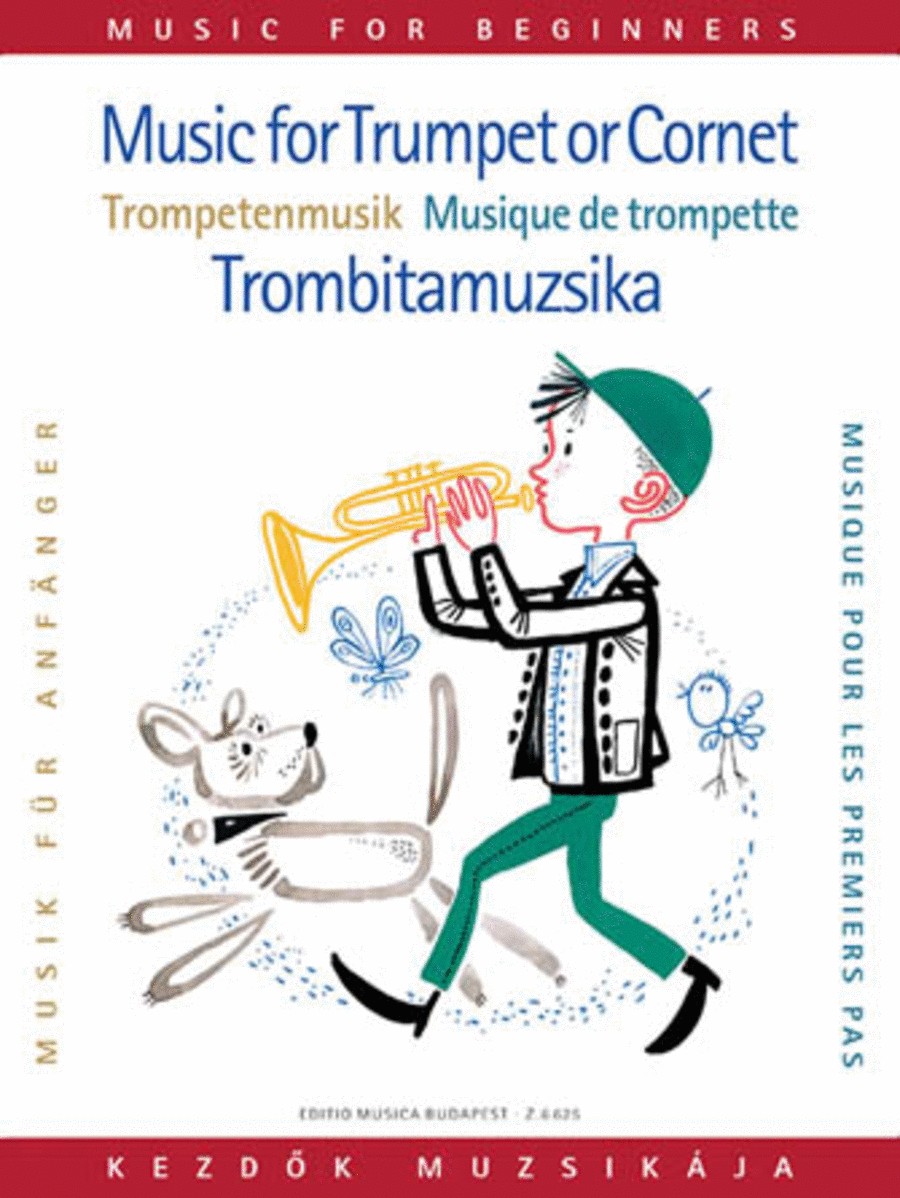 Trumpet (cornet) Music For Beginners English French German Hungarian