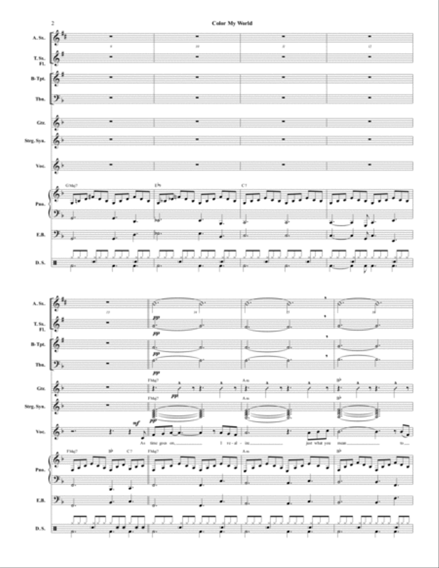 Colour My World Jazz Ensemble scores gallery preview page 3