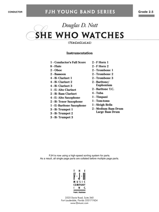She Who Watches: Score
