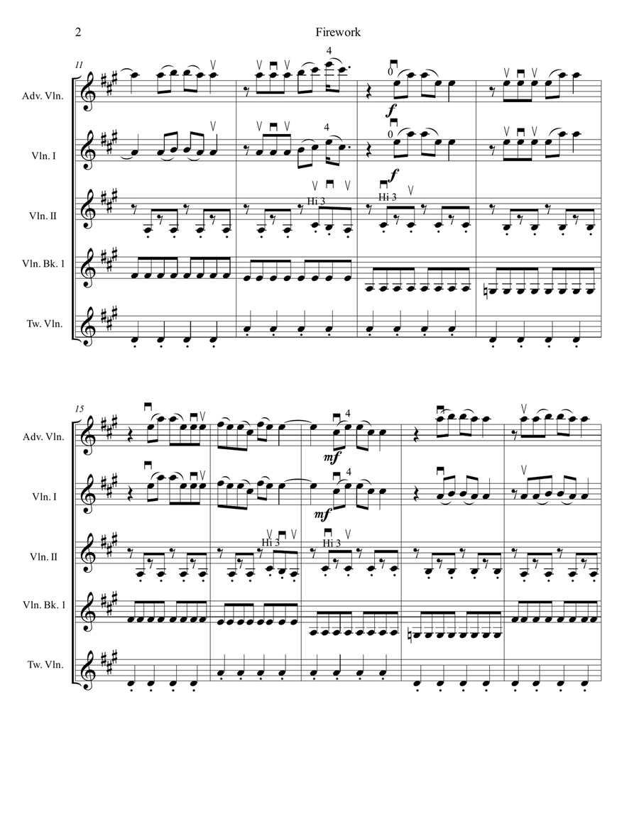 Firework Small Ensemble scores gallery preview page 4