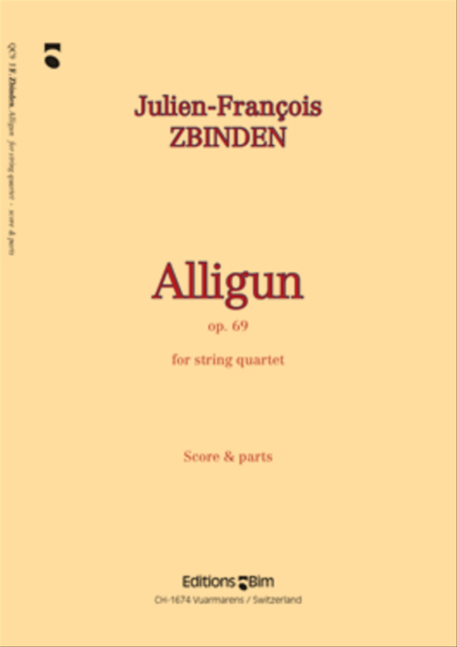Alligun String Quartet scores gallery preview page 1