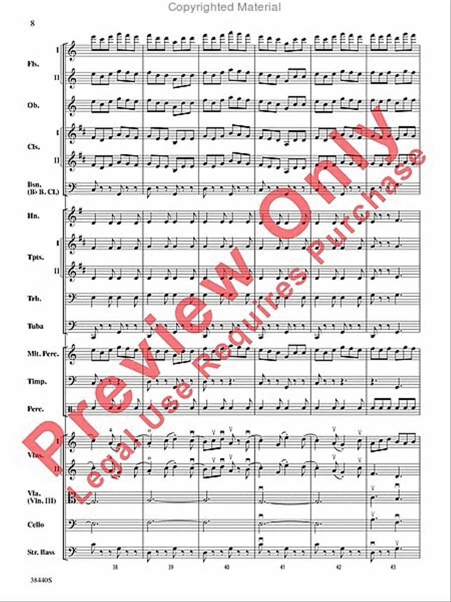Leroy Anderson's Irish Suite, Part 1 (Themes from) Full Orchestra scores gallery preview page 9