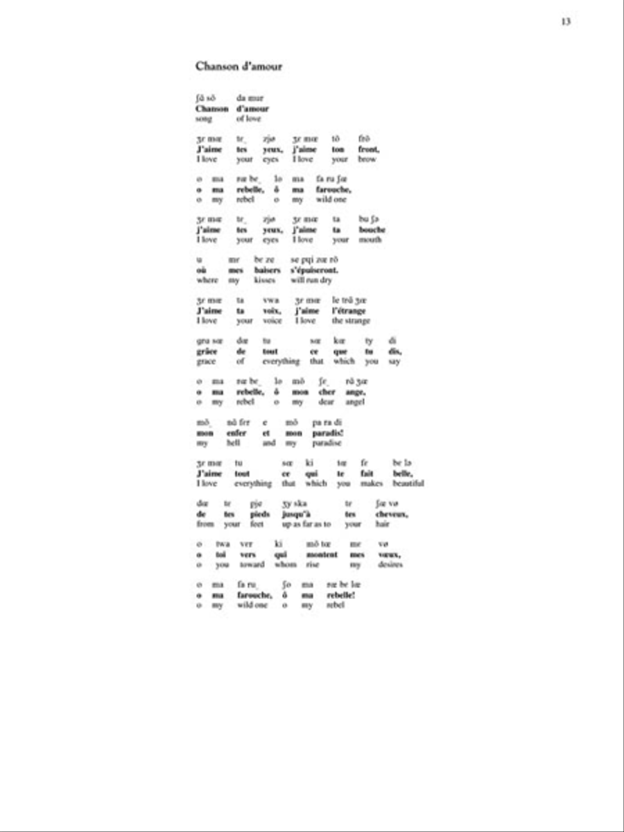 Gabriel Fauré: 15 Selected Songs High Voice scores gallery preview page 6