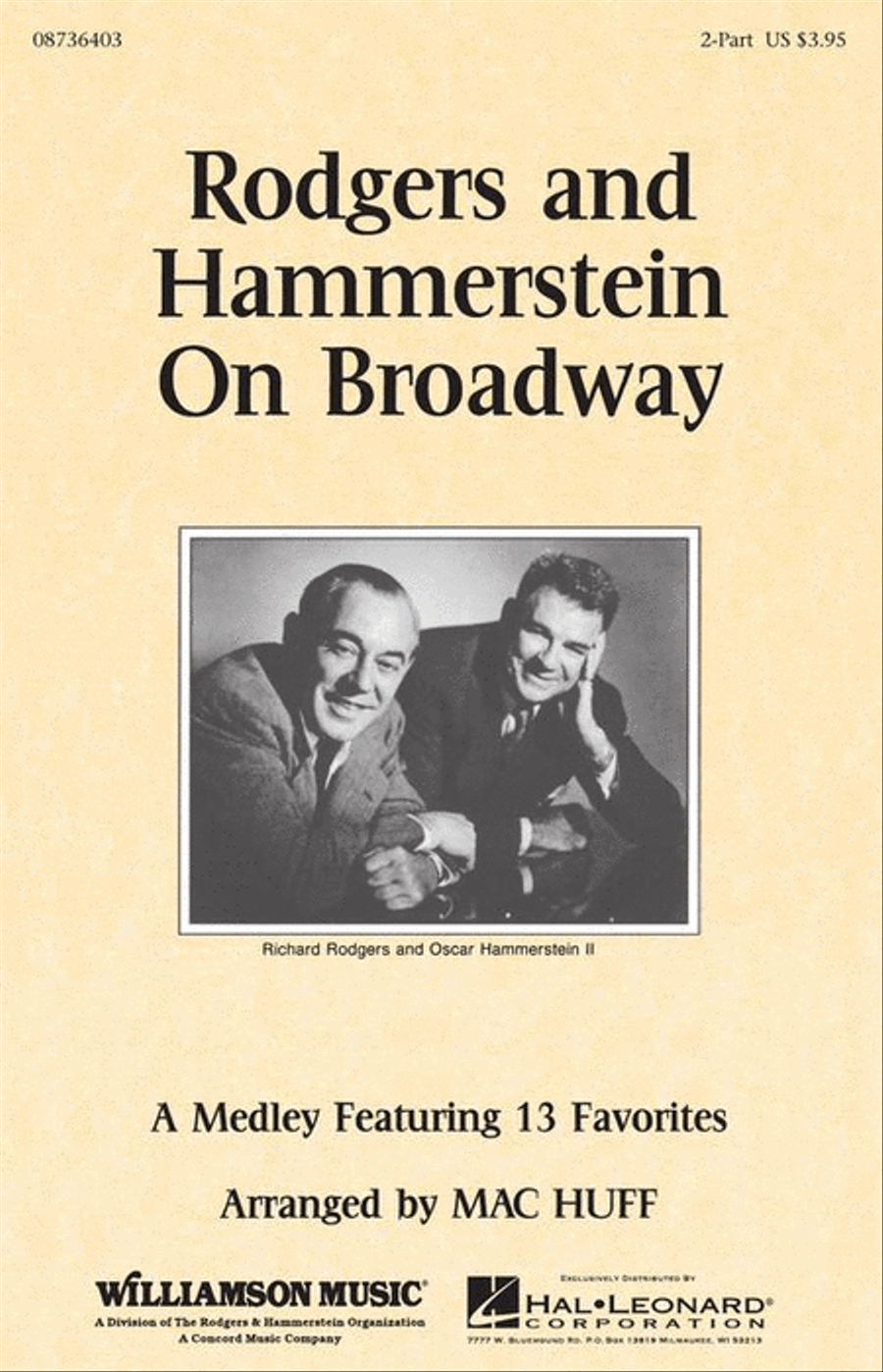 Rodgers and Hammerstein on Broadway (Medley) 2-Part scores gallery preview page 2