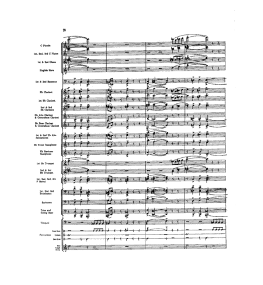 Caccia and Chorale Concert Band scores gallery preview page 27