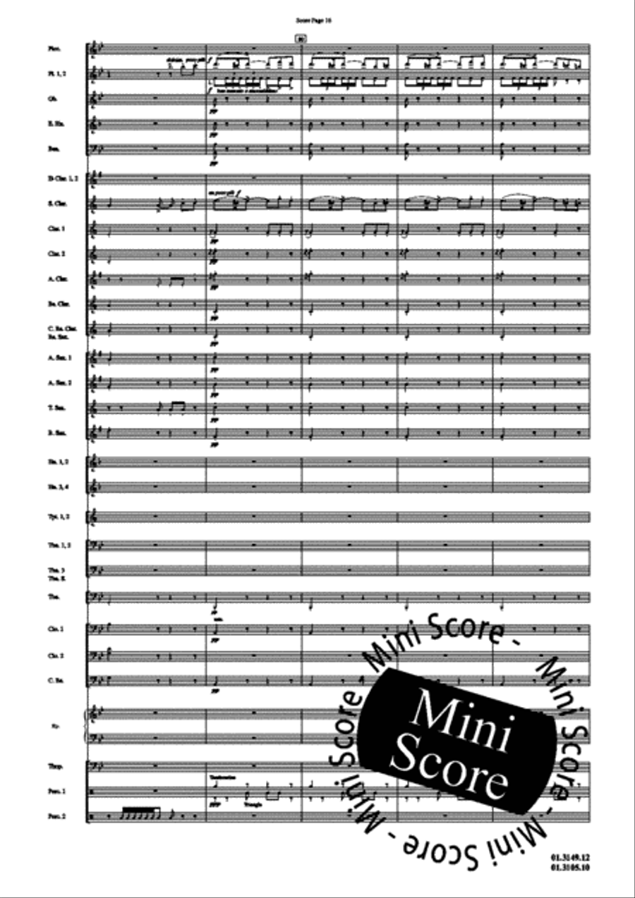 Scheherazade Concert Band scores gallery preview page 140