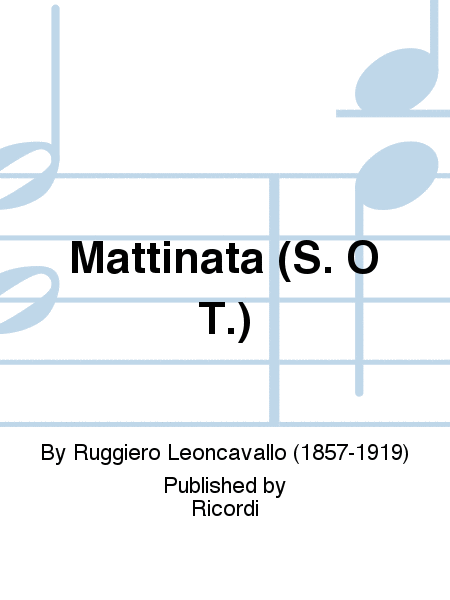 Mattinata (S. O T.)