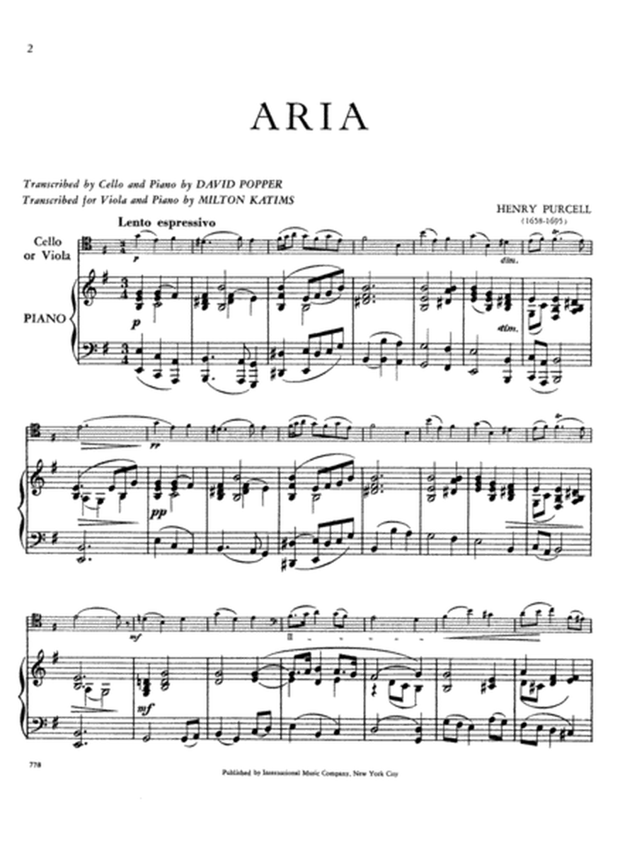 Aria What Shall I Do (From Dioclesian)