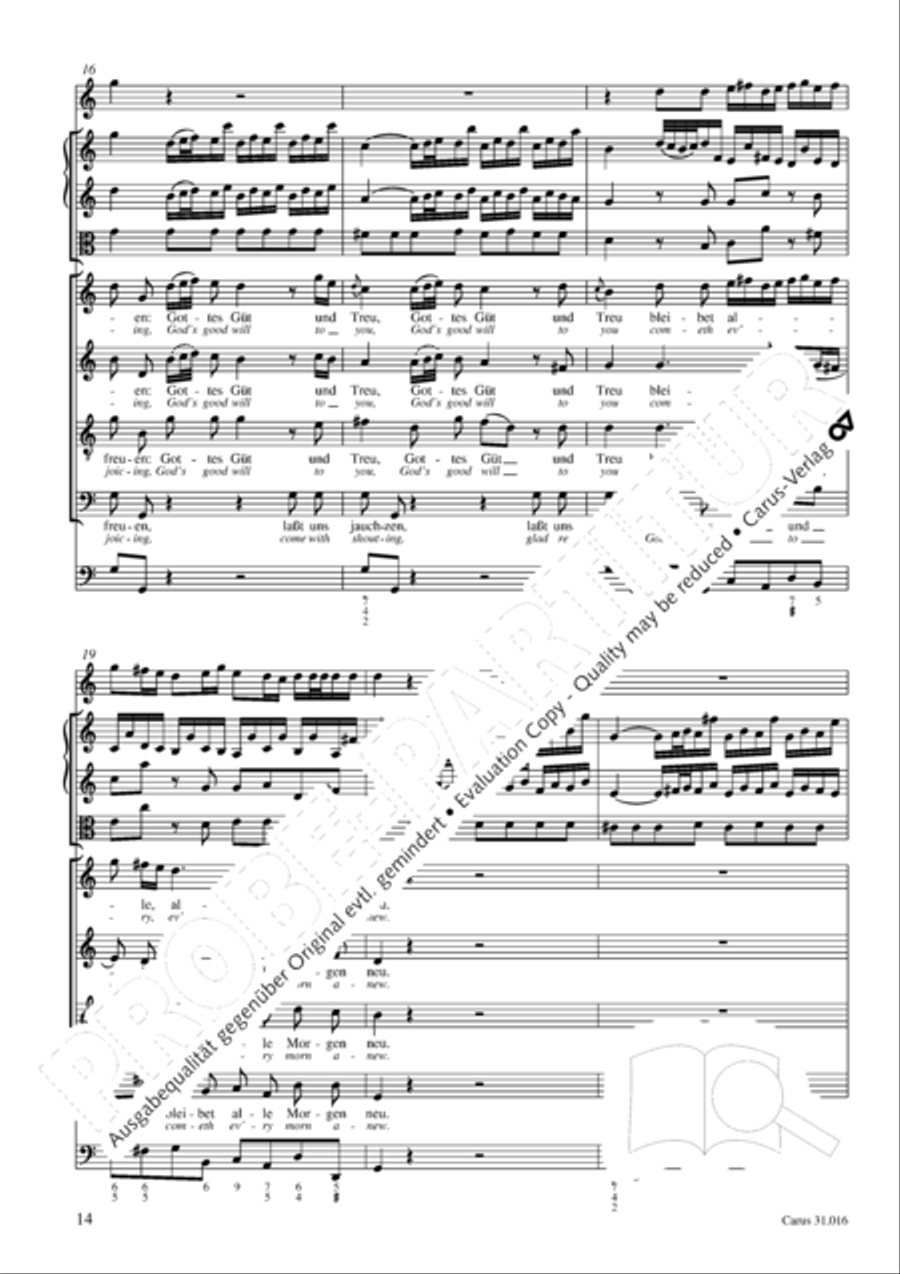 Lord God, thy praise we sing (Herr Gott, dich loben wir) ATB scores gallery preview page 15
