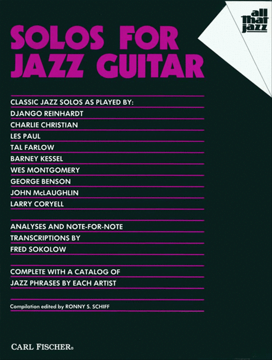 Solo for Jazz Guitar Acoustic Guitar scores gallery preview page 1