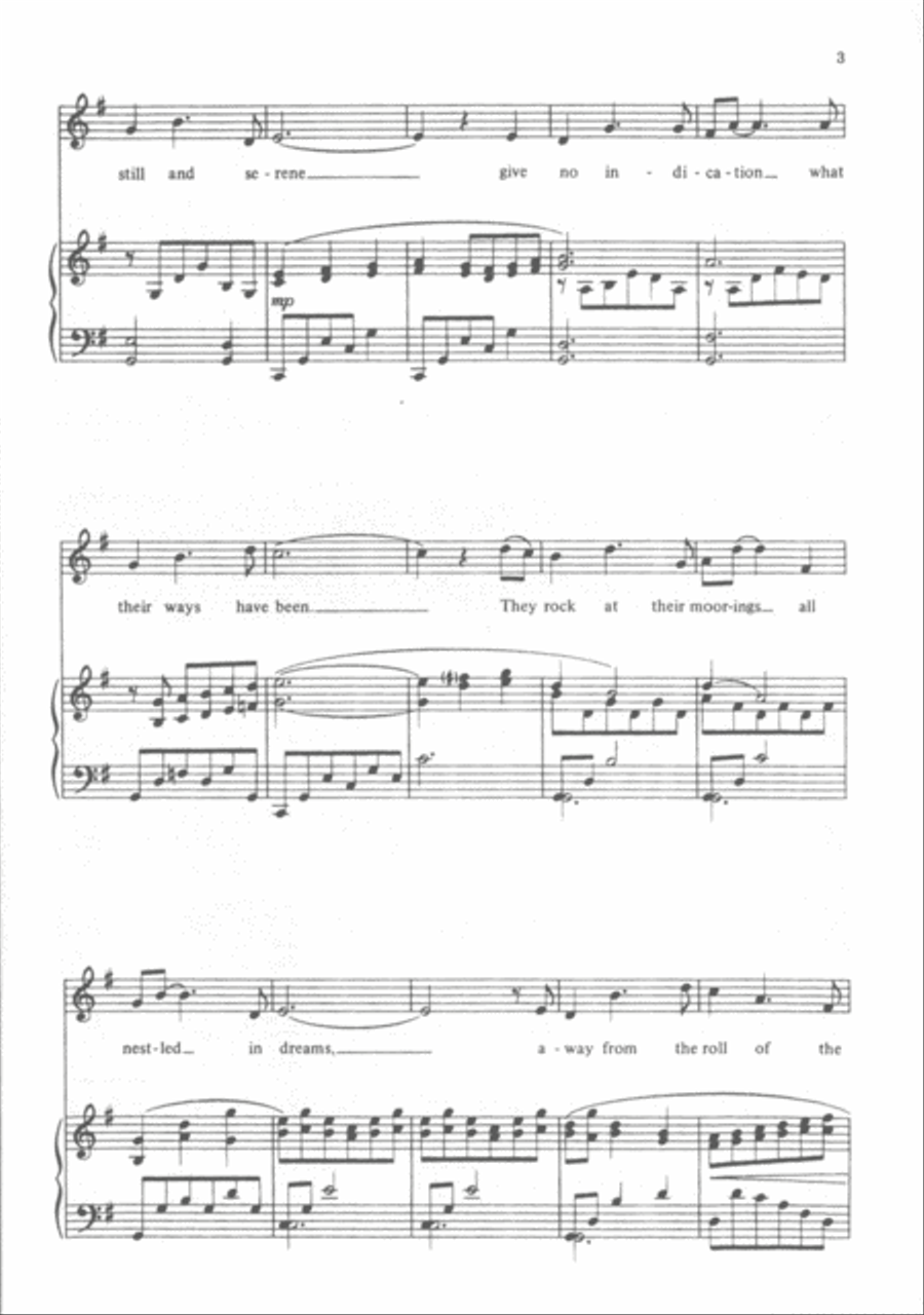 Away from the Roll of the Sea Women's Choir scores gallery preview page 3