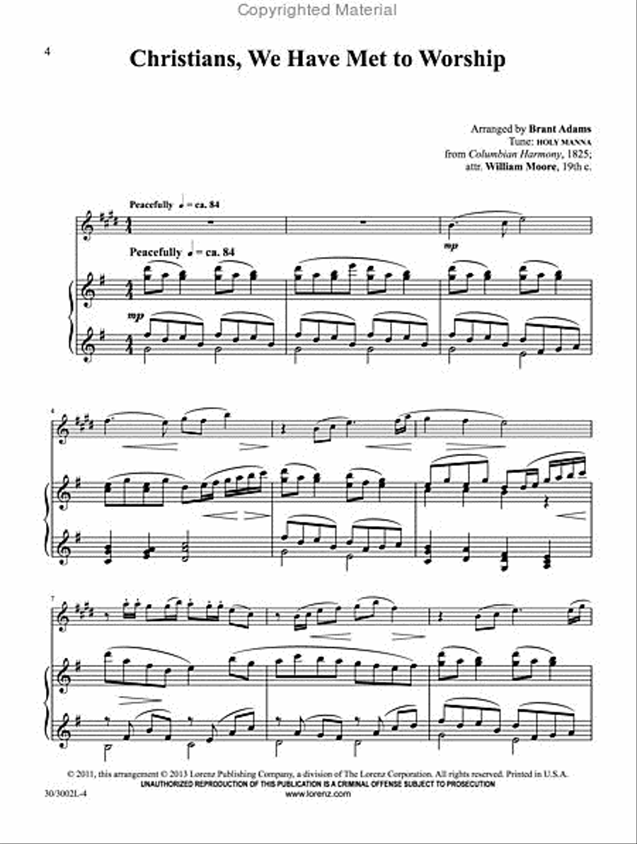 Alto Saxophone Solos for Worship, Vol. 2 Alto Saxophone scores gallery preview page 2