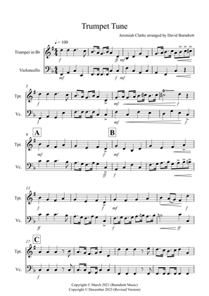 Trumpet Tune for Trumpet and Cello Duet