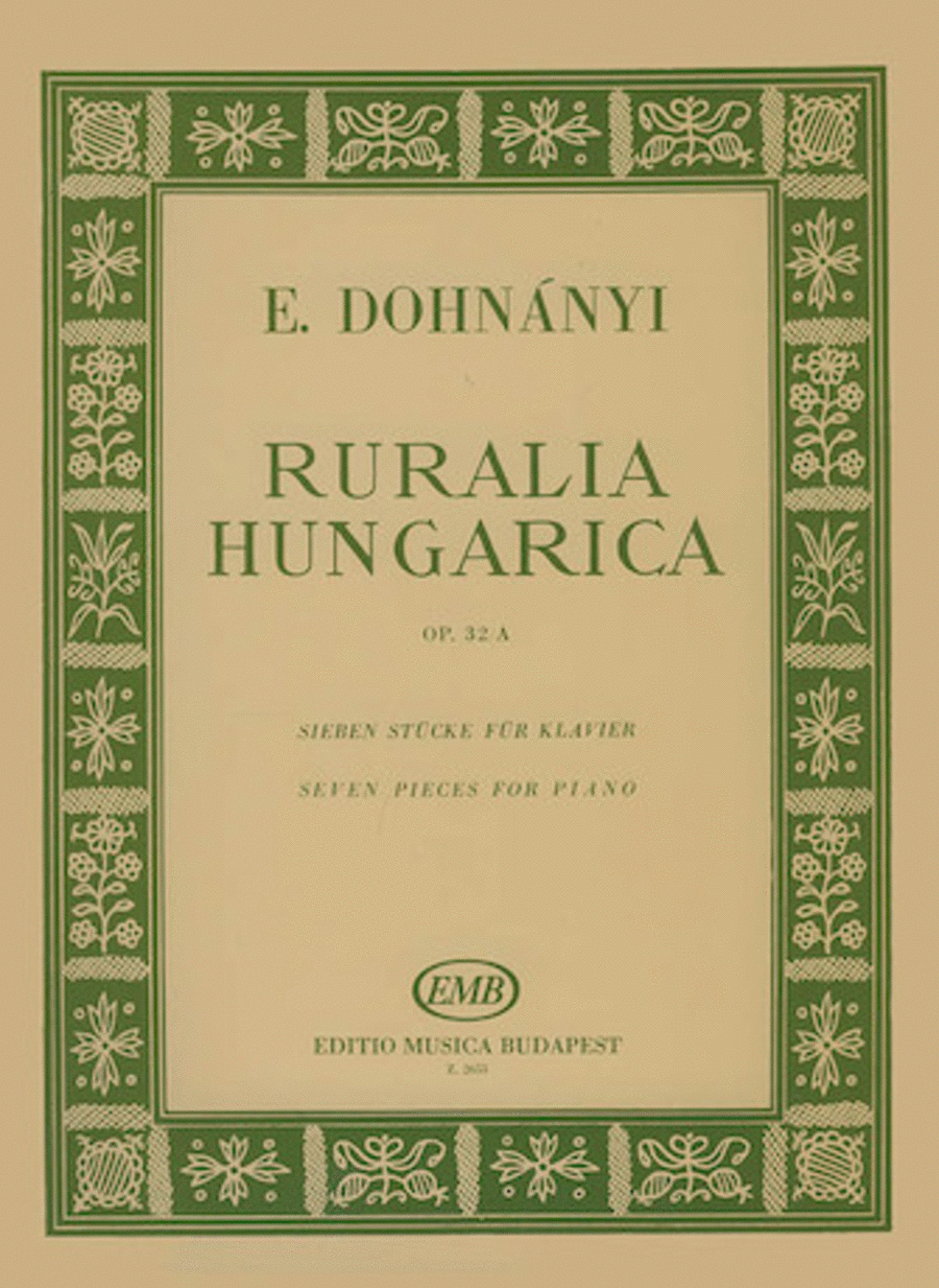 Ruralia Hungarica Op.32a Ruralia Hungarica Op.32a Piano Solo scores gallery preview page 1