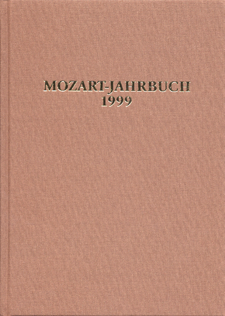 Mozart-Jahrbuch 1999