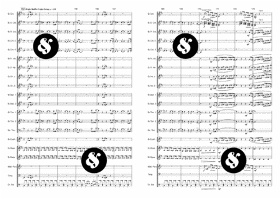 Mamma Mia! Brass Band scores gallery preview page 17