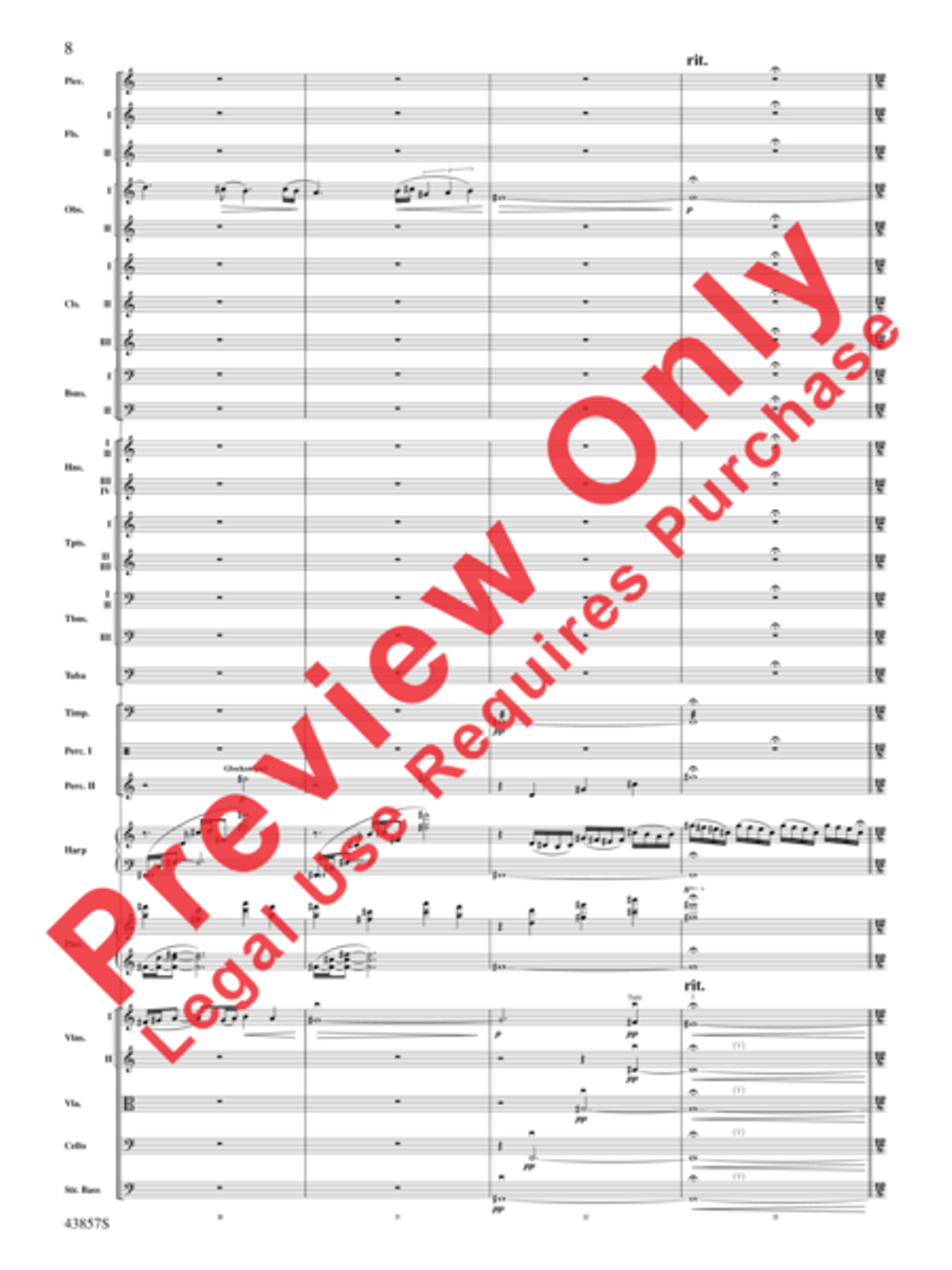 Unconquered Full Orchestra scores gallery preview page 9