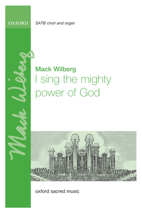 Book cover for I sing the mighty power of God