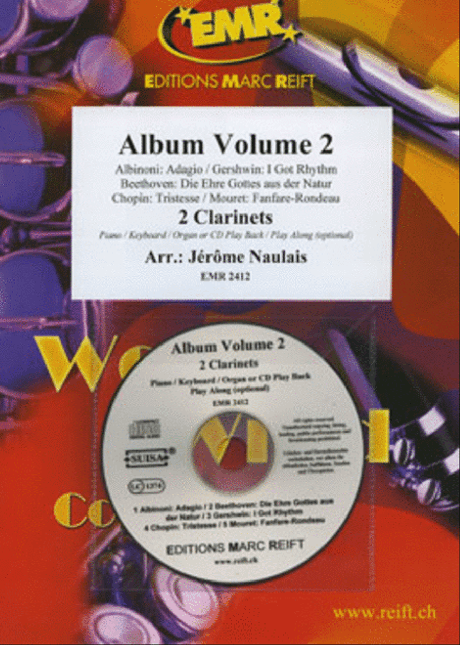 Album Volume 2 Clarinet Duet scores gallery preview page 1