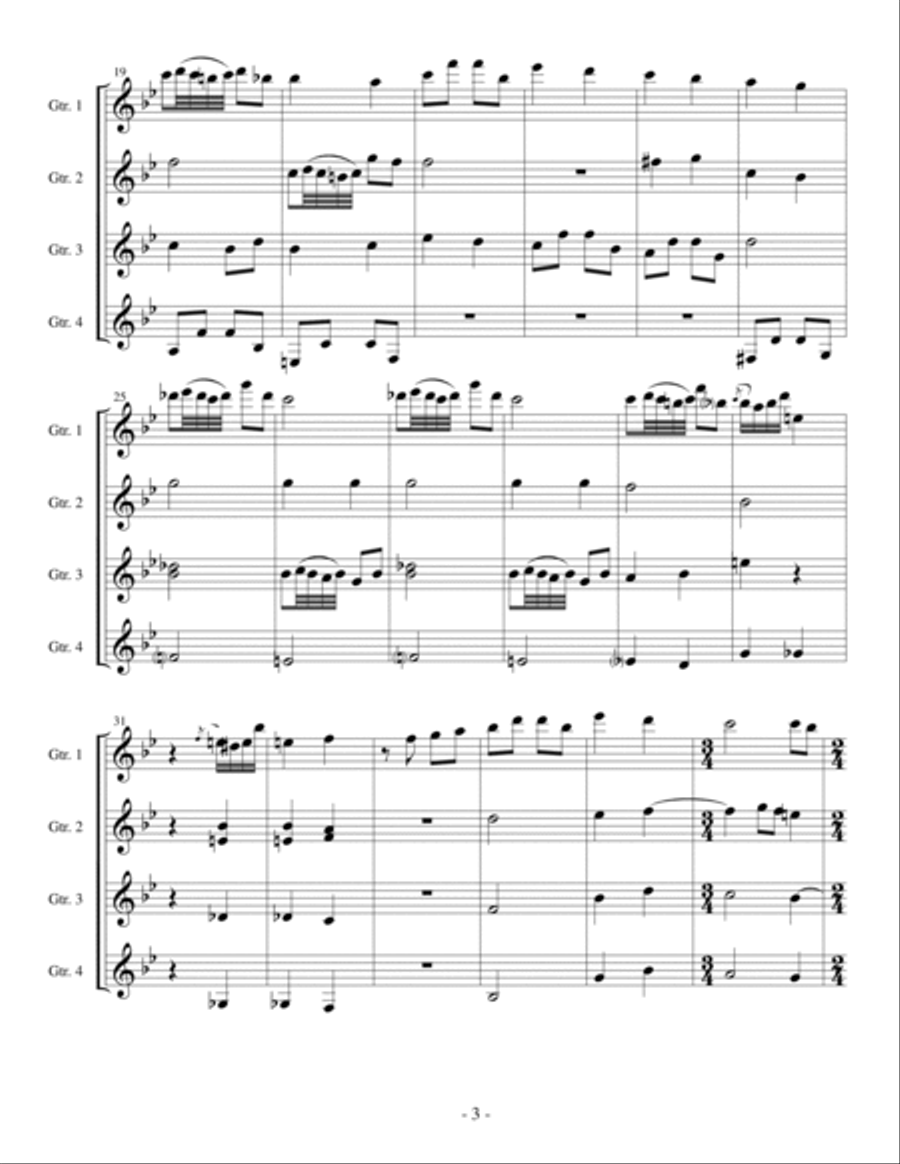 Andante Cantabile Acoustic Guitar scores gallery preview page 3