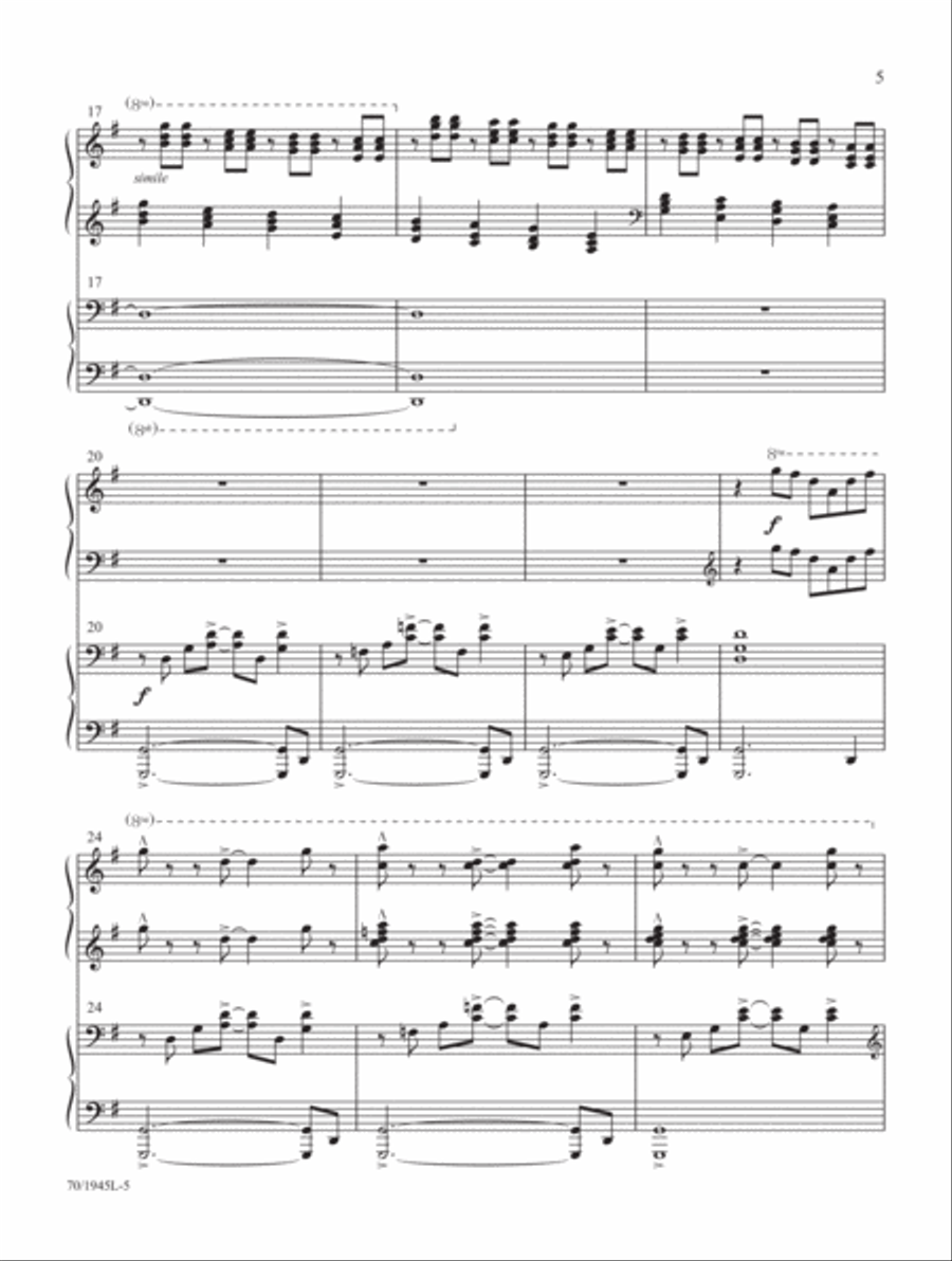 Come, Christians, Join to Play! Piano Duet scores gallery preview page 5