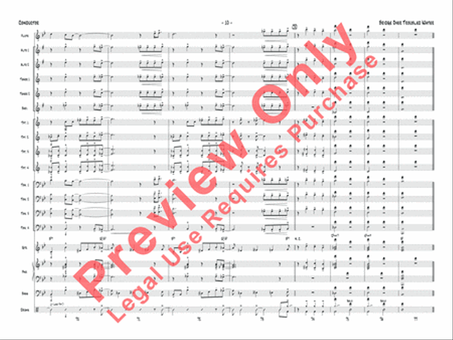 Bridge Over Troubled Water Jazz Ensemble scores gallery preview page 23