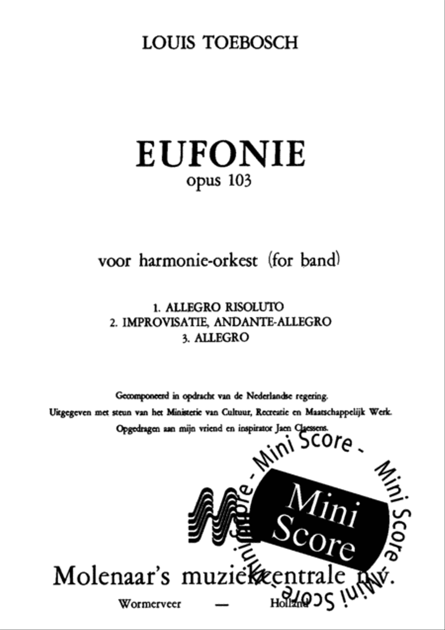 Eufonie Concert Band scores gallery preview page 3